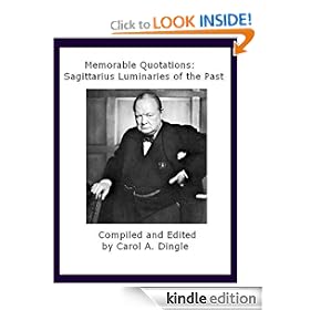 Memorable Quotations: Sagittarius Luminaries of the Past