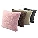 Weixinbuy Super Soft Plush Faux Fur Cushion Covers Pillows Shell Home Bed Sofa Grey