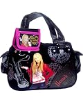 New Hannah Montana Silver Graphics Shoulder Bag & Wallet