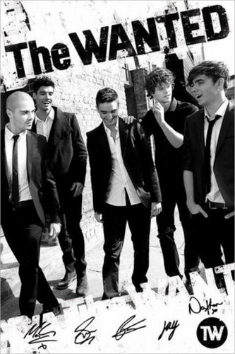 1art1 55569 The Wanted - Glad You Came Poster, 91 x 61 cm, schwarz / wei&szlig; Preisvergleich