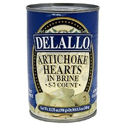 DeLallo Artichoke Hearts, 13.75-Ounce Unit (Pack of 6)