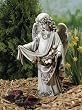 16" Joseph's Studio Angel with Birds Outdoor Garden Statue