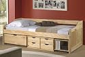 Funktionsbett SOFIA, Kiefer massiv, natur