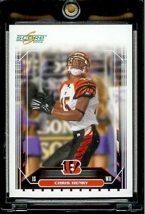 2006 Score Factory Set Single Card # 57 Chris Henry - Cincinnati Bengals - NFL Football Cards