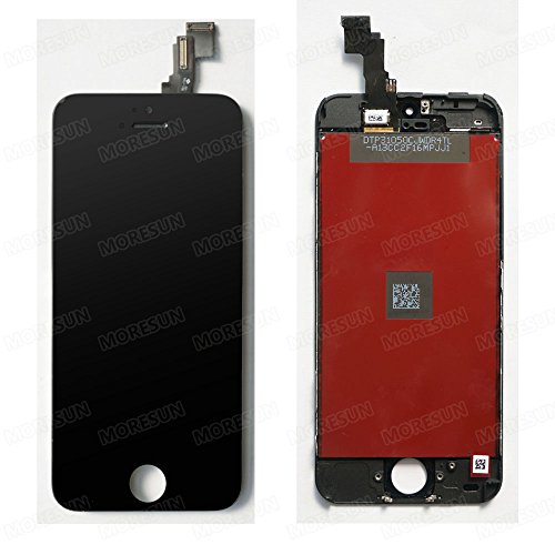 High Quality Full LCD Display Glass Touch Screen Digitizer Assembly Replacement Part for Iphone 5c (black)