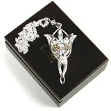 Arwen Evenstar Sterling Silver Pendant. Lord of the Rings Noble Collection.