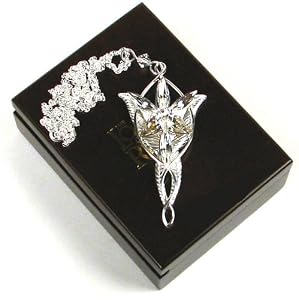 Arwen Evenstar Sterling Silver Pendant. Lord of the Rings Noble Collection.
