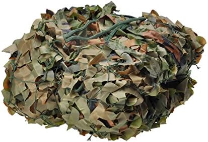 FreeDancer Woodland Camouflage Camo Net Netting Camping Military Hunting Net4 Hunting Camping Military Photography U Pick Size(5*3M)