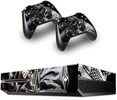Designer Skin Decal for Xbox One Console with Two Free Wireless Controller Decals Call of Duty Ghost