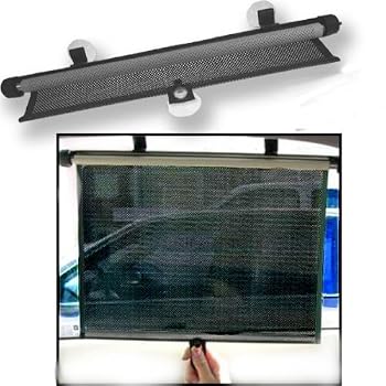 Lot de 2 - Pare-soleil Vitres de Voitures - Enrouleur Automatique - indiscount ® Lot de 2 - Pare-soleil Vitres de Voitures - Enrouleur Automatique - indiscount ®