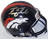 Tim Tebow Autographed Denver Broncos Mini Helmet w/ Photo Proof