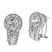 Ashley's Cubic Zirconia Diamond Sterling Silver Bridal Earrings