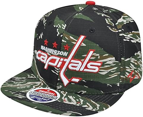 NHL Washington Capitals Zephyr Urban Jungle Fever Adjustable Snapback Hat Cap