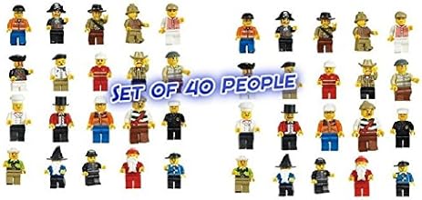 VDproTM Lot of 20 New Minifigures Men People Minifigs