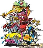 Ricer Crash Sticker by Von Franco