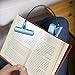 The Original Mighty Bright HammerHead Clip On Book Light Reading Light, 6 Bright White LEDs, 2 Light Levels, Super Flexible, Perfect for Handymen, Kids, Craft Projects, Battery or AC Adapter (Blue)