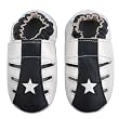 Momo Baby Soft Sole Baby Sandal Shoes - Star Black