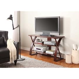 Brown Solid Wood TV Stand