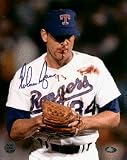 Nolan Ryan Autographed Bloody Lip 8 x 10 Photograph (Unframed)