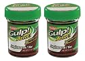 Berkley Gulp! Alive! 1^ Angle Worm (Jarred) Color: Natural (NAT)
