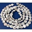 Snowflake Jasper Coin Beads Loose 14mm 3 Strands