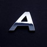 Produkt-Bild: Chrombuchstaben Auto-Schrift 3D-Buchstaben "A" 26mm