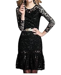 Sexy Lace-Up Polyester Mermaid Spring Summer  Dress