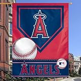 Los Angeles Angels of Anaheim 27 x 37 Home Plate Vertical Banner Flag