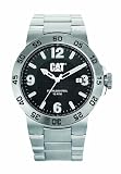 Caterpillar Men’s Cosmofit Watches YL 141 11 131 Stainless Steel With Date, Black Dial and Stainless Steel Bracelet