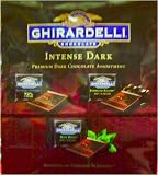 Ghiradelli Assorted Dark Squares - 3 Flavors - Intense Premium Dark Chocolate assortment