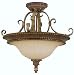 Alderson Court 2 Light Semi Flush Ceiling Fixture