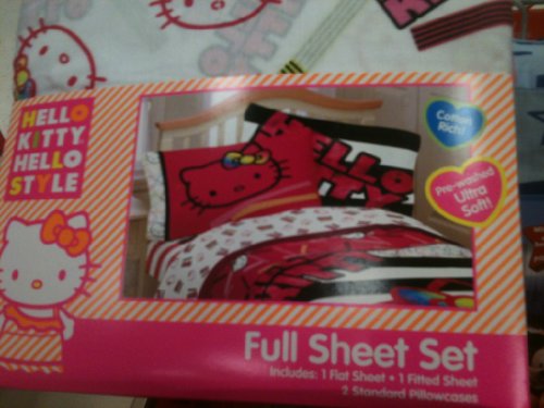 Hello Kitty Full Sheet Set