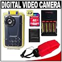 Bell & Howell DV550UW Digital Video Camcorder / Still Camera with Underwater Housing + 4GB Card + (4) AA Batteries & Charger + Accessory Kit