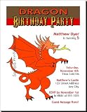Dragon Birthday Party Invitation