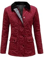 Envy Boutique Women's Quilted Button Zip Jacket