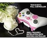 Xbox 360 Wireless Controller Shell/D-Pad/LEDs/Pink