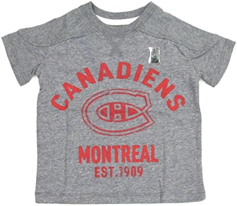 Montreal Canadiens Infant/Toddler Heathered T-Shirt - Charcoal (5T)
