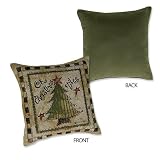 Famous Maker Oh Christmas Tree Decorator Pillow