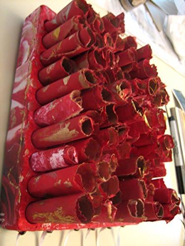 FIRECRACKER SCROLLS - MIXED MEDIA WALL ART