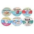 Martin Wiscombe Hot Drinks set of 6 Coasters in a Tin