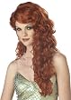 Mermaid Wig in Auburn - Adult Std.