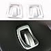 BORUIEN For Ford Mustang 2015 2016 2017 ABS Seats Pillow Pad Hook Frame Trim Cover Stickers Frame (silver)