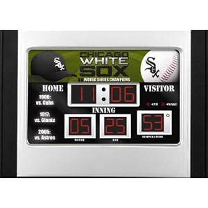 Chicago White Sox Scoreboard Alarm Clock by 