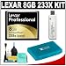 Lexar Professional 8gb 233x Compactflash Card + Usb Reader + Memory Card Case + Cleaning Kit