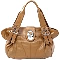 Parinda Sunflower Faux Leather Tote - Pecan