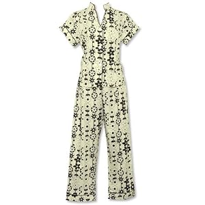 Buy Bedhead Black Daisy Shortsleeve Mandarin Pique Cotton Pajama - Final Sale! by BedHead