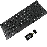 Laptop notebook Keyboard Replace for HP mini 110 series BLACK US Layout plus AGPtek USB 2.0 Card Reader