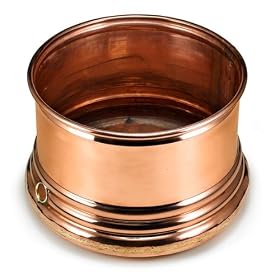 Handmade Monticello Copper Garden Hose Pot Planter by 