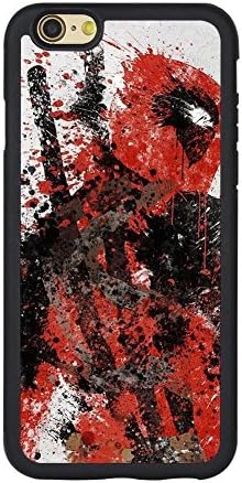 High quality unique Deadpool painting designed Iphone 6/6s Custom Cover TPU phone Case