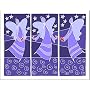 Angels in Blue (Holiday Boxed Cards - 100% Recycled Paper)
